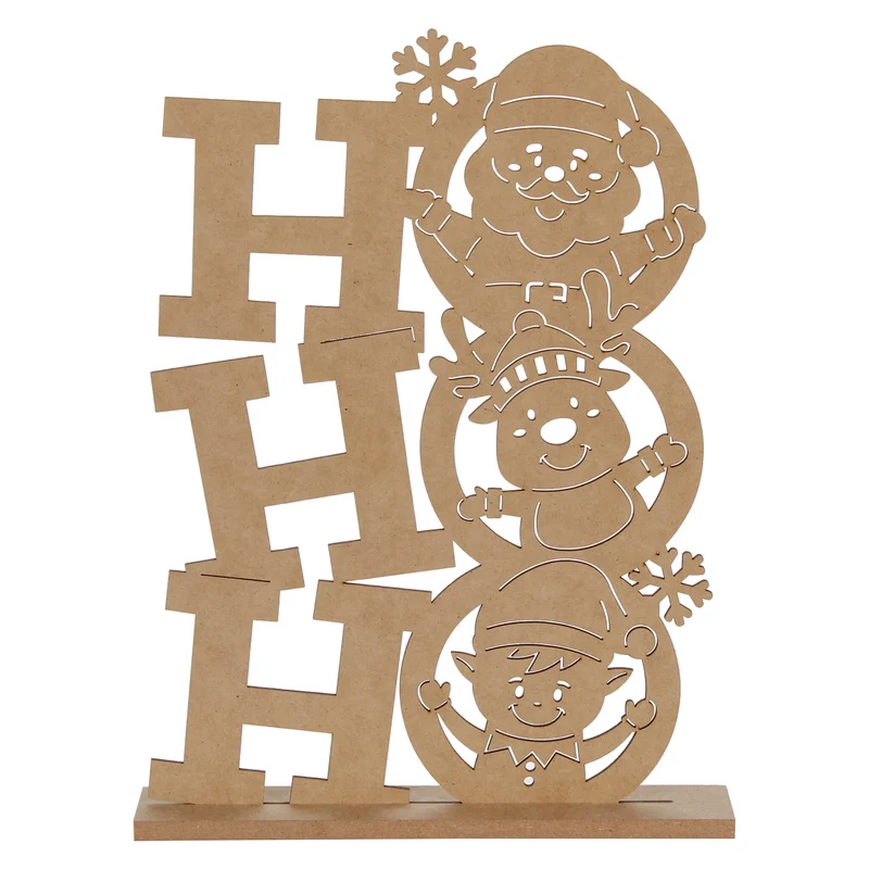 Art.10830 Torre Con Personajes Navideños 45x26x7cm 1pz