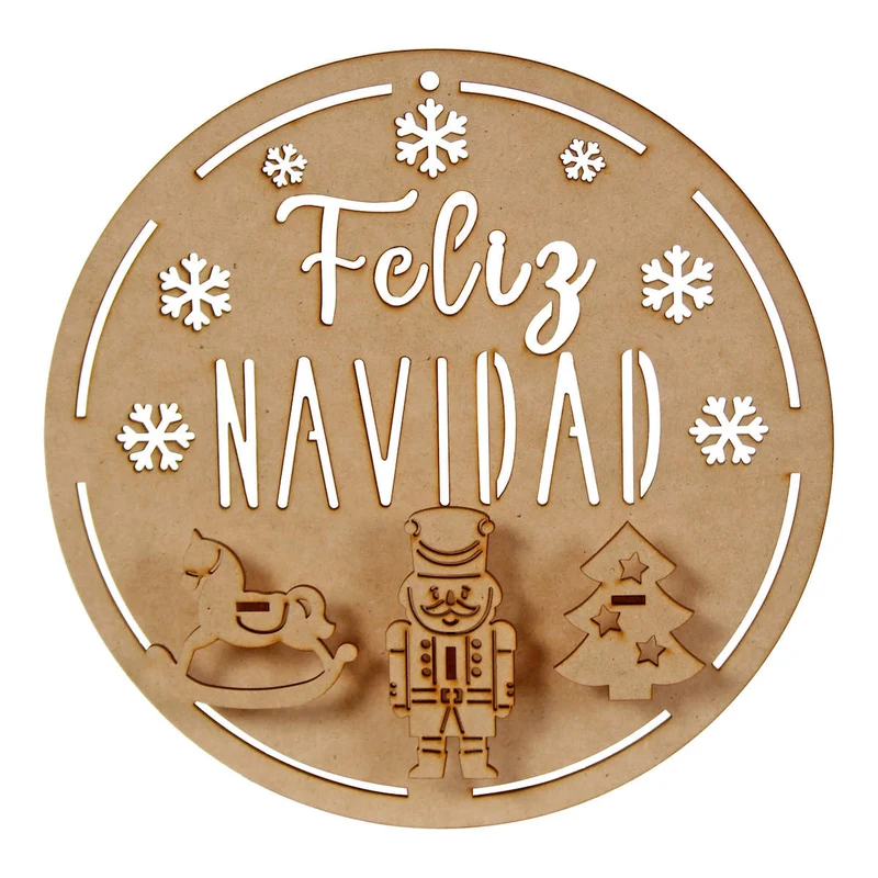 Art.10826 Esfera Navidad 3D 25cm 1pz