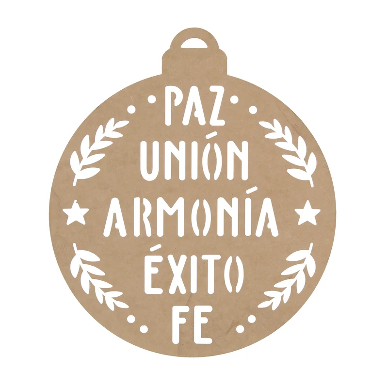 Art.10829 Esfera Navidad Calada 46x40cm 1pz