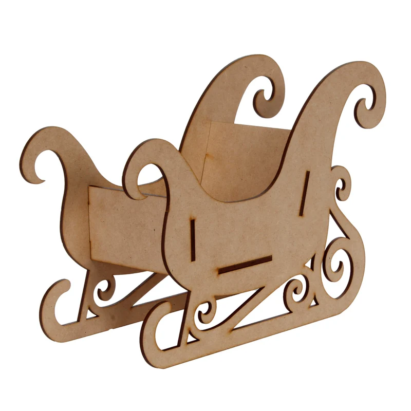 Art.10817 Trineo Santa Chico 17x25x9.5cm 1pz