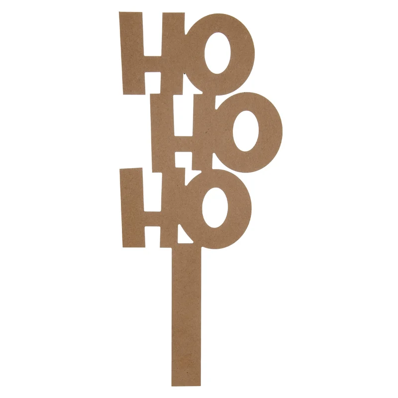 Art.10814 Letrero Ho Ho Ho 49x22cm 1pz
