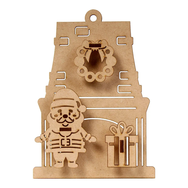 Art.10789 Esfera Escena Navideña 3D 15cm 1pz
