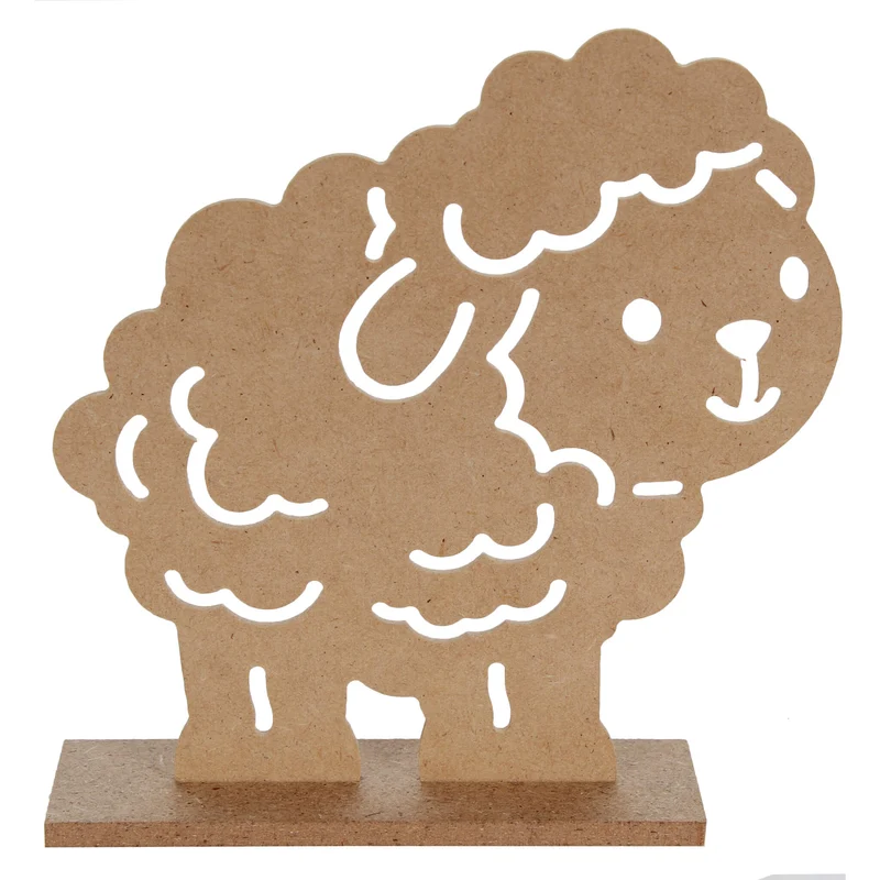 Art.10782 Borreguito Con Base 14x13.5x4cm 1pz