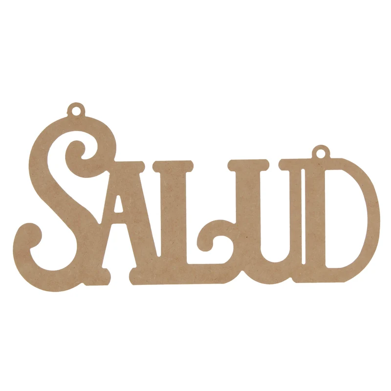 Art.10788 Frases Deseos Navidad Grande 16cm 1pz
