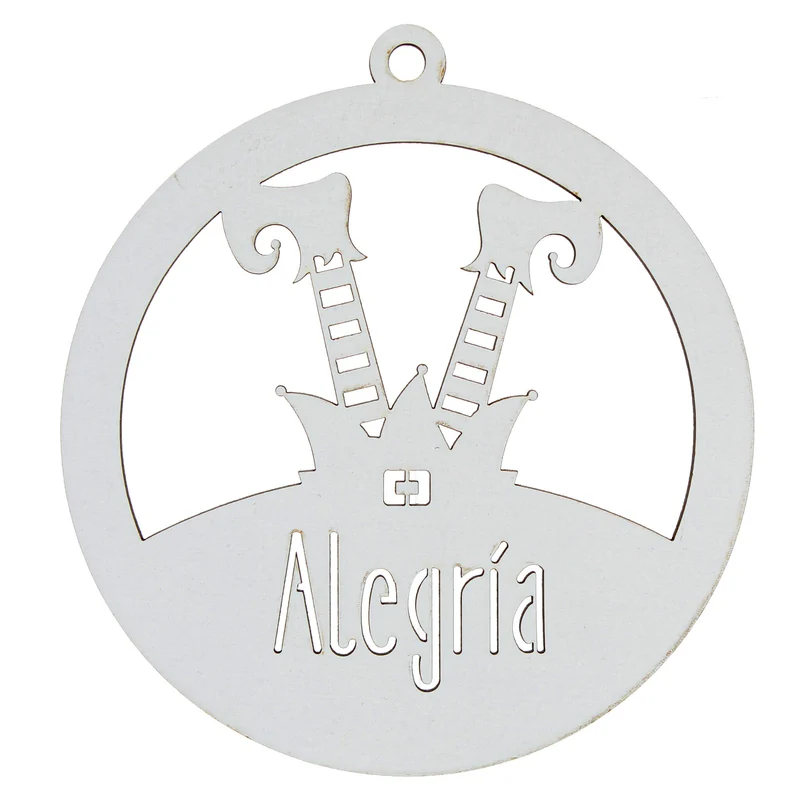 Art.10786 Esfera Deseos Blanco 13x12cm 1pz