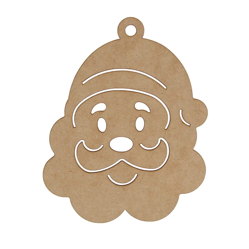 Art.10766 Cara Personaje Navideño 12cm 1pz