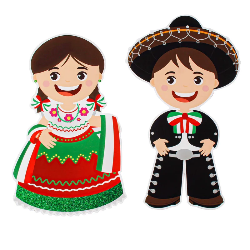 Art.8475 Adorno Charros 40x24cm 2pz