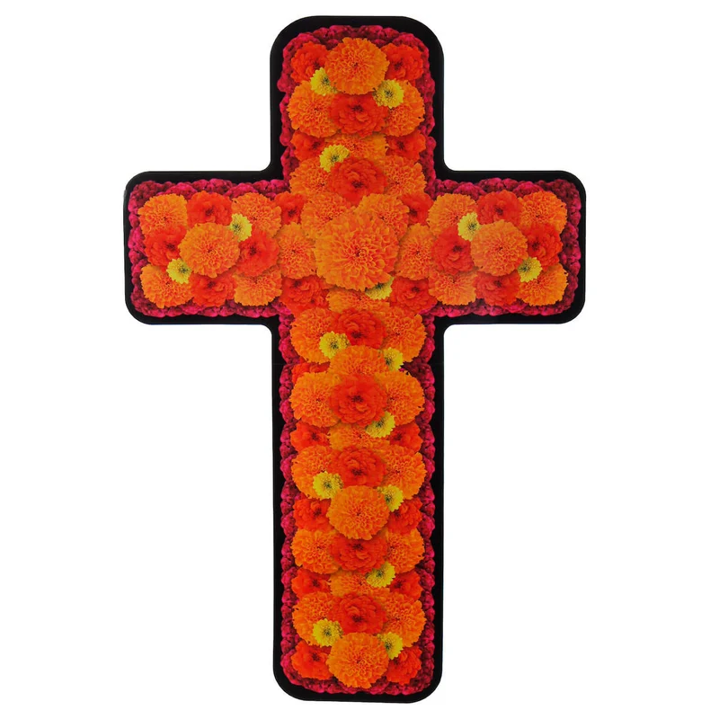 Art.8465 Cruz Cempasúchil 88x59cm 1pz