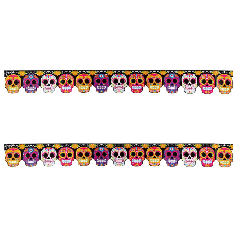 Art.8306 Guía De Calaveritas 9x98cm 2pz