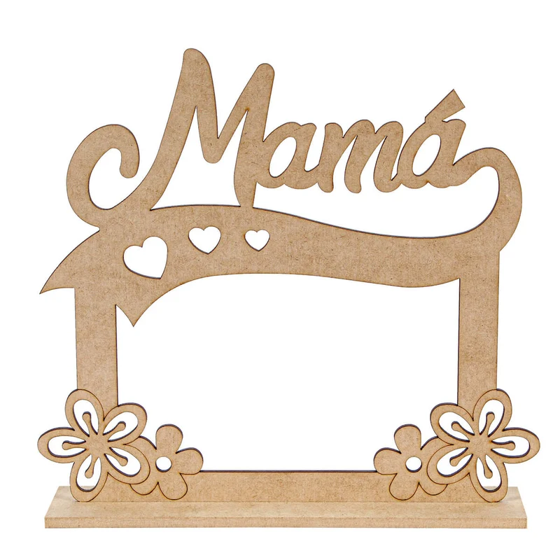 Art.6119 Marco Mamá Flores 20x21.5x4.5cm 1pz