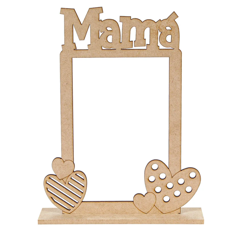 Art.6110 Marco Mamá Corazones 21x16.5x4cm 1pz