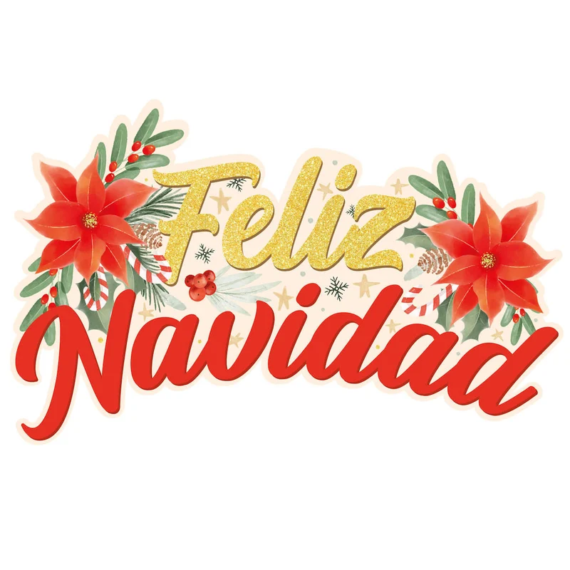 Art.8268 Letrero Navidad 55x88cm 1pz