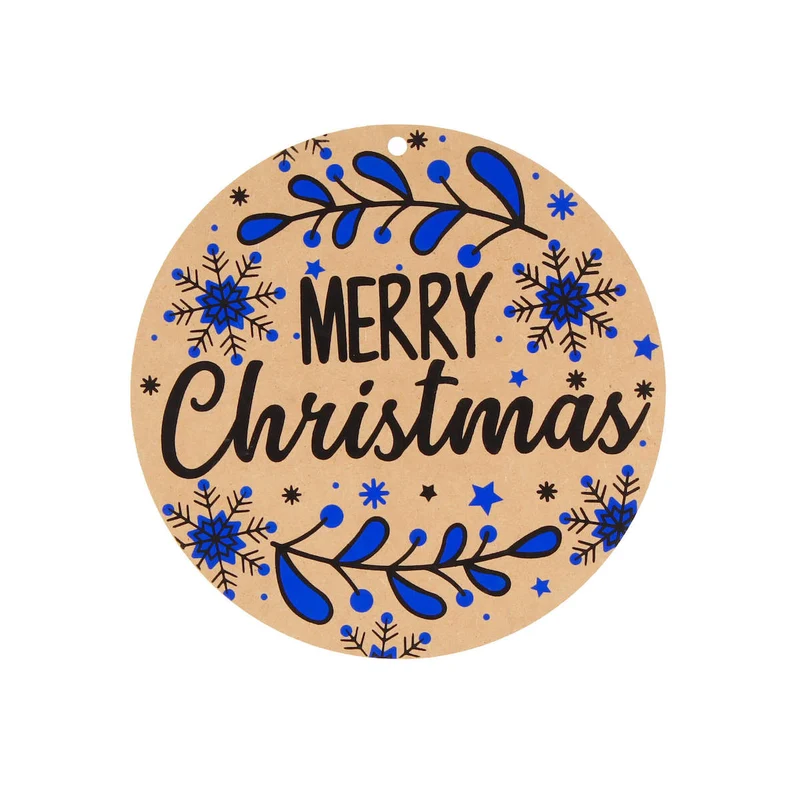 Art.7554 Esfera Navidad 2 Colores 25x25cm 1pz