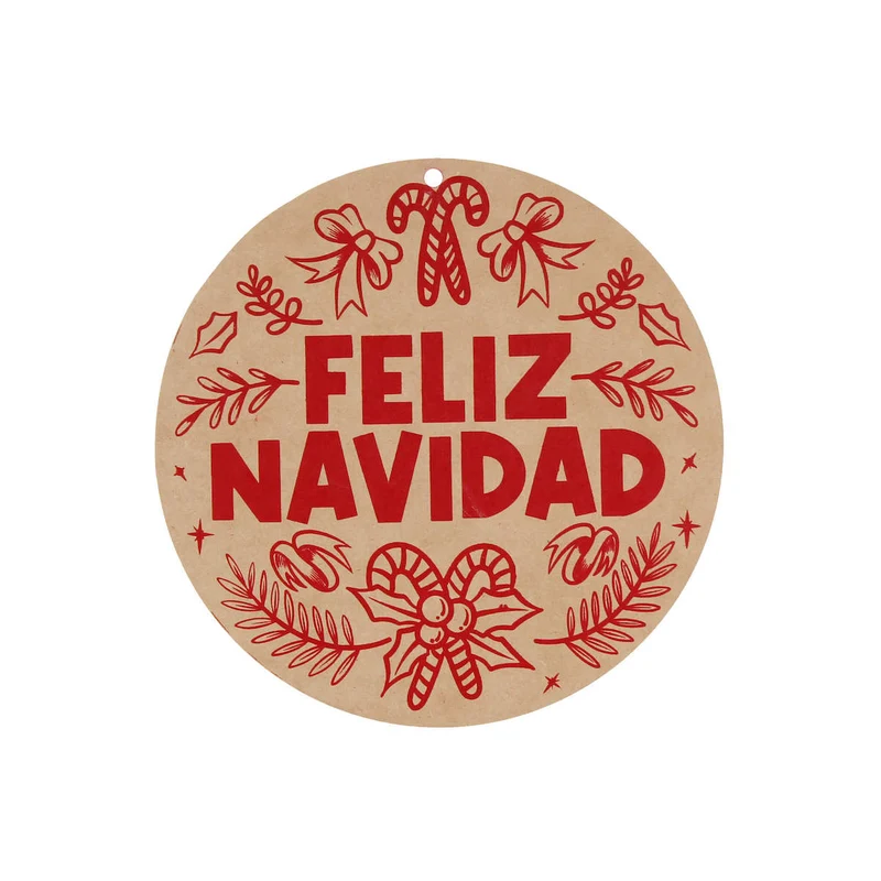 Art.7549 Esfera Navidad Con Color 25cm 1pz