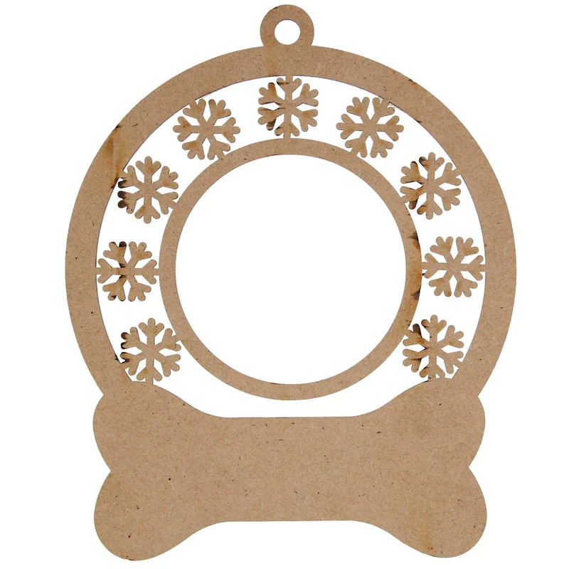 Art.7531 Esfera Navidad Figura De Mascota 11x13cm 1pz