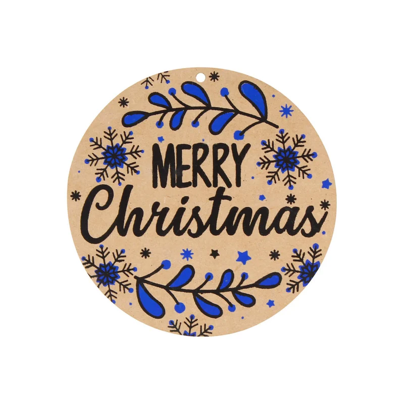 Art.7530 Esfera Navidad 2 Colores 12x12cm 1pz