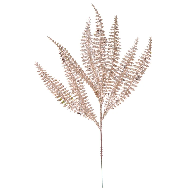 Art.5094 Pick Navideño Diamantado Helecho 30.5cm 1pz