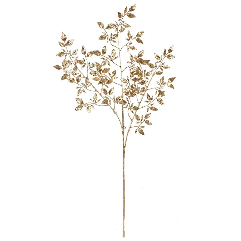 Art.1562 Vara Follaje Color Metalizado 75cm 1pz