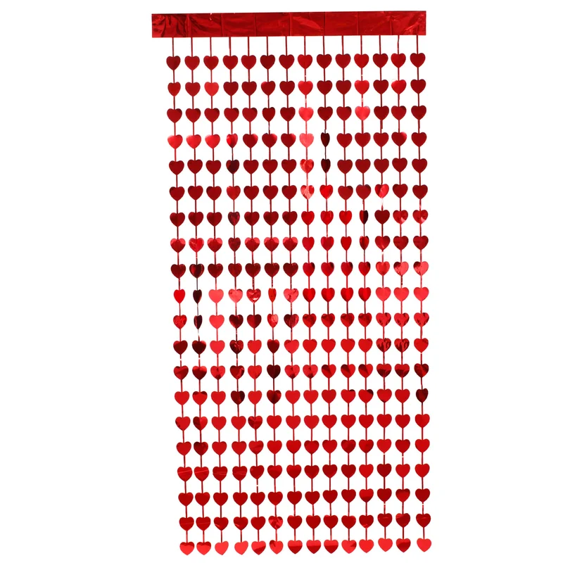 Art.11196 Cortina Metalica Corazon 2x1m 1pz