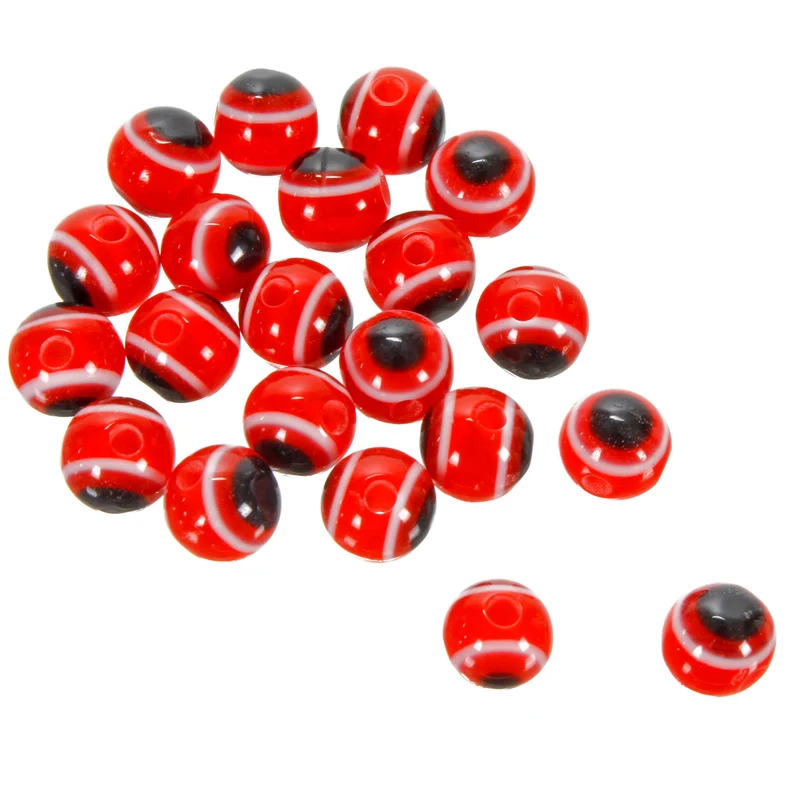 Art.1360 Cuenta Plástica Ojo Turco 6mm 100pz