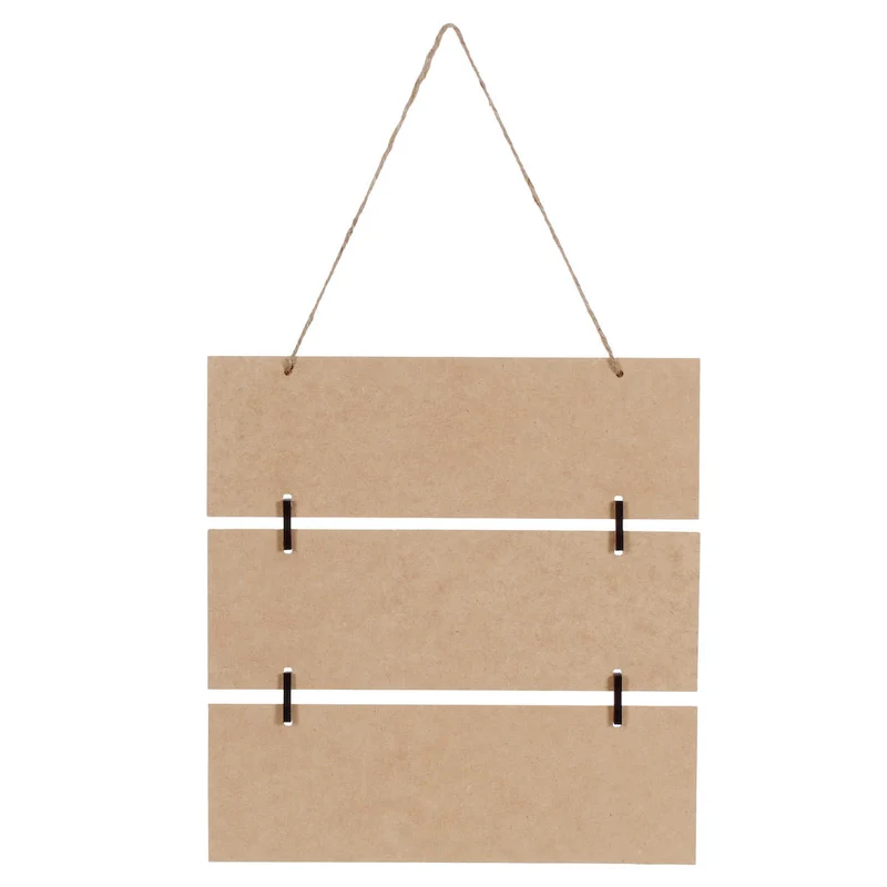 Art.10138 Letrero 3 Tablitas 30.5x31cm 1pz