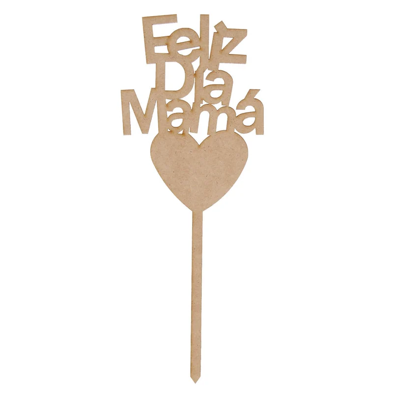Art.11492 Pick Feliz Día Mamá 25x10cm 1pz