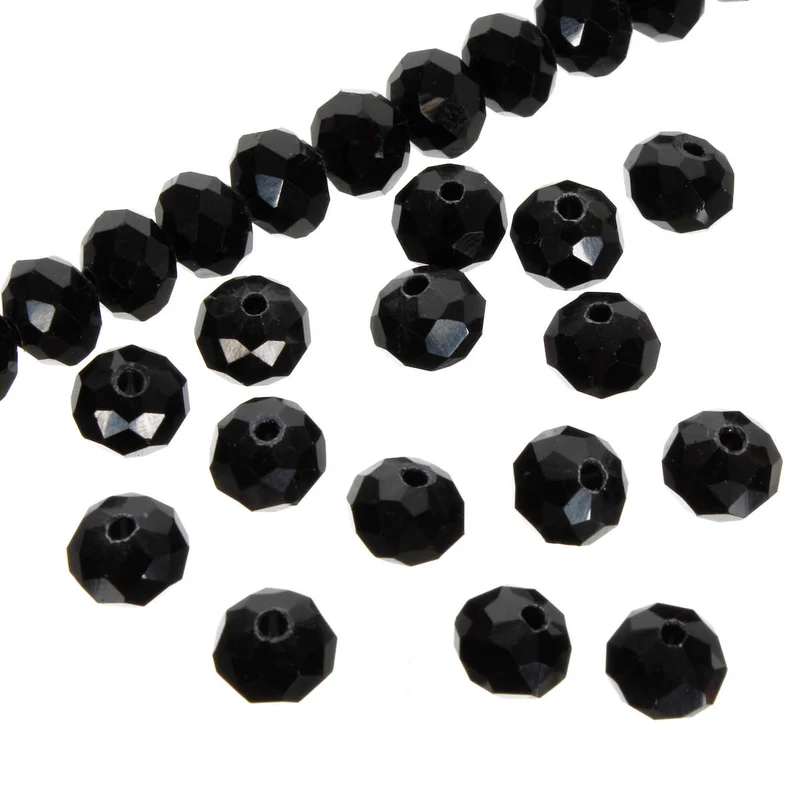Art.2185 Cuenta Rondel 6x8mm Hilo 40cm (Aprox 68pz)