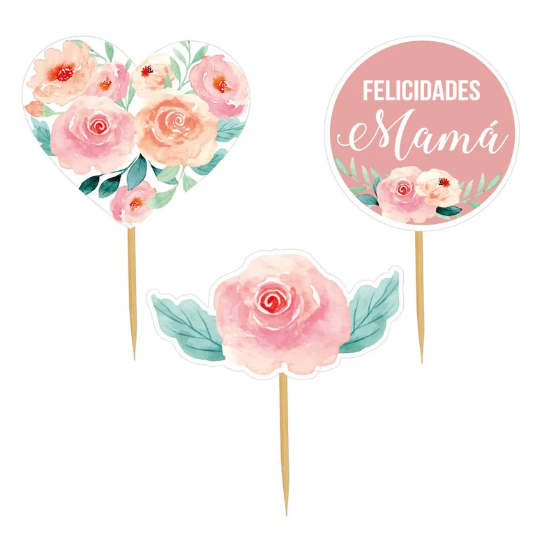 Art.10861 Pick Mamá 9cm 12pz