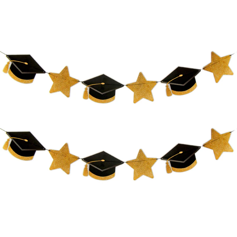 Art.8508 Banderín Graduación x12 14x20cm 3m 1pz