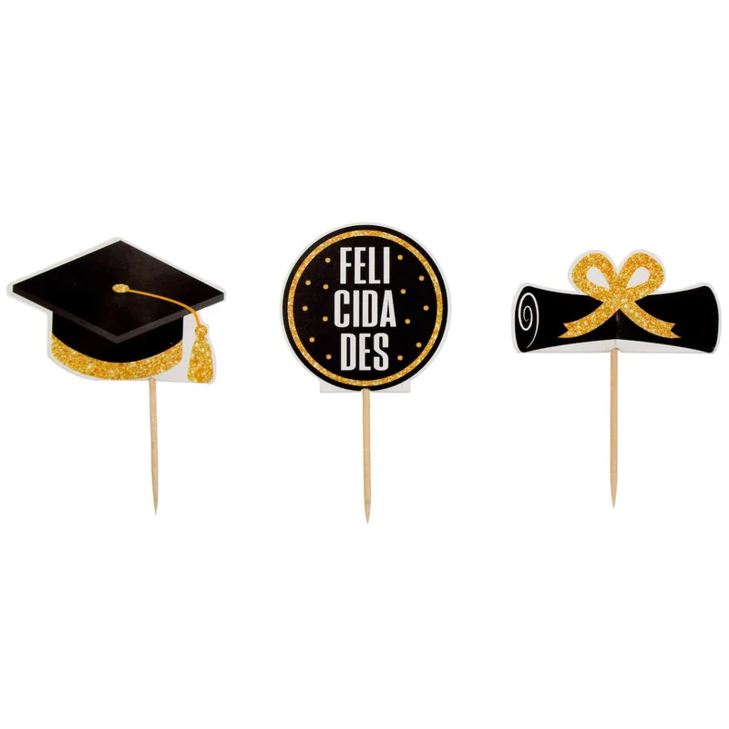 Art.8458 Pick Graduación 9cm 12pz