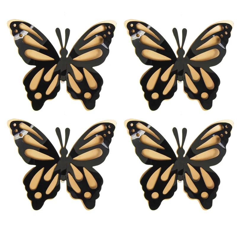 Art.7838 Mariposa De PVC 9x10cm 4pz