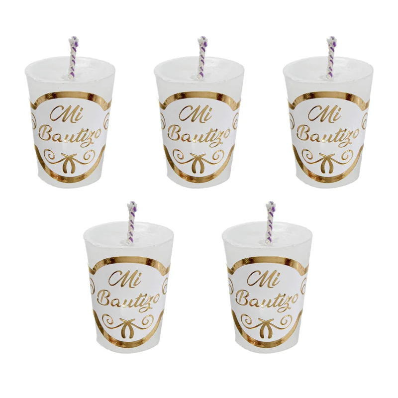 Art.10717 Mini Velas Decorativas 2.8x2.2cm 5pz