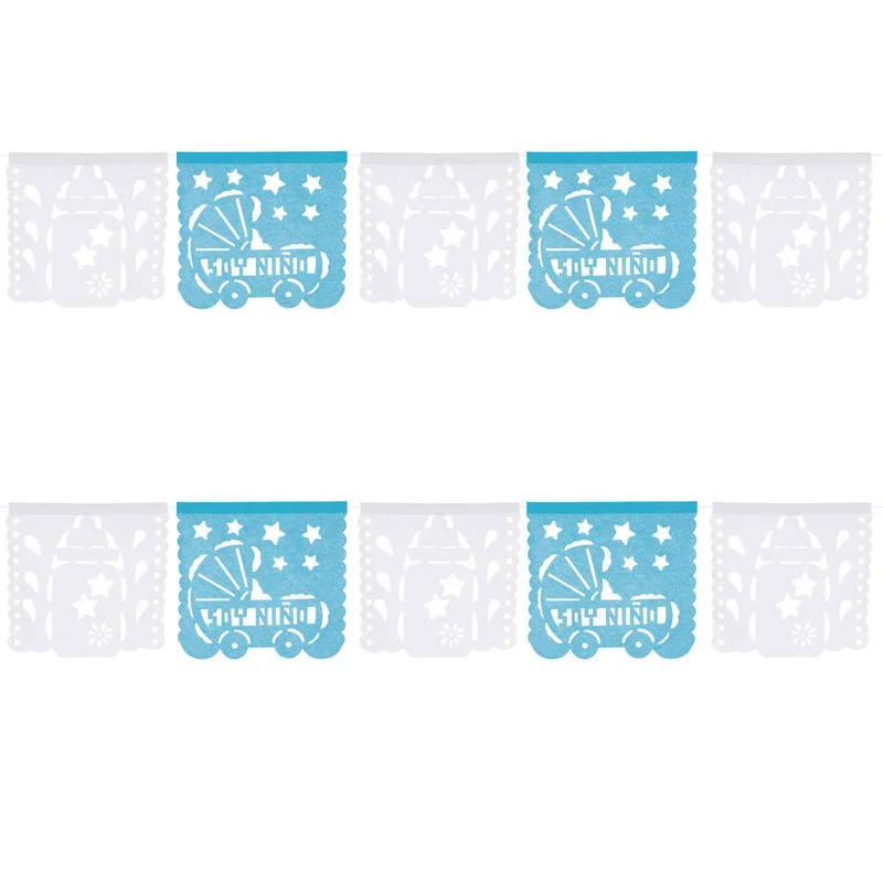 Art.10650 Guía De Papel Picado Baby Shower 3m 1pz