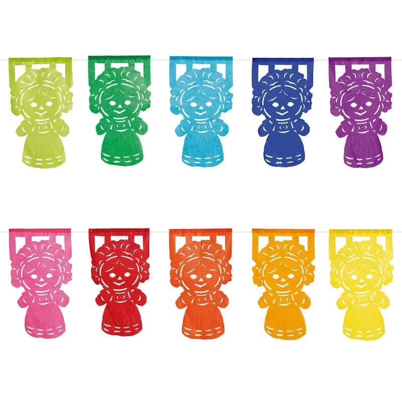Art.10640 Guía De Papel Muñecos Grande 3.3m 1pz