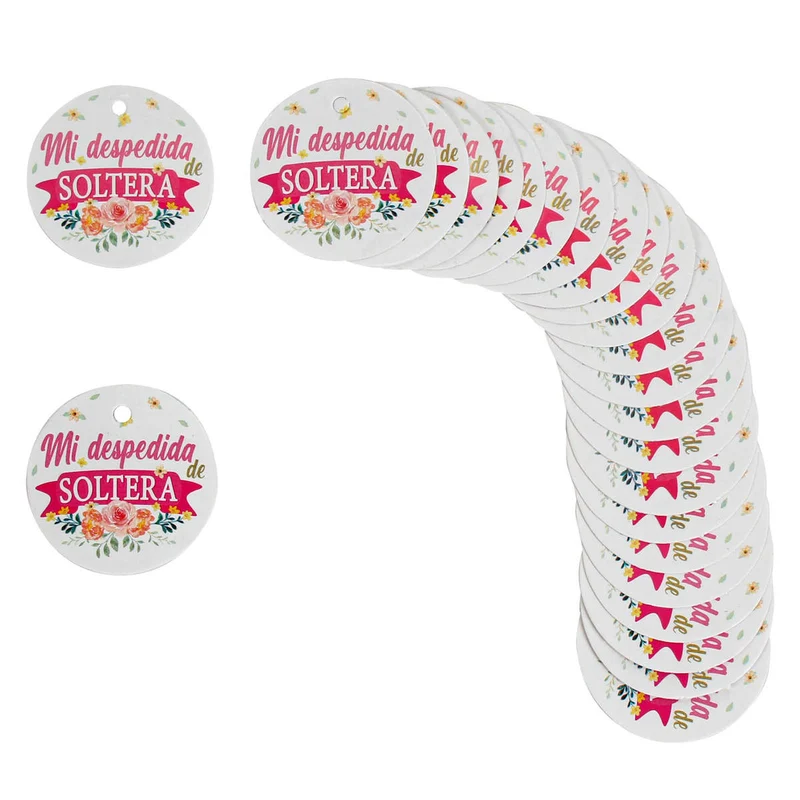 Art.10607 Tarjeta Mi Despedida De Soltera 3.5cm 24pz