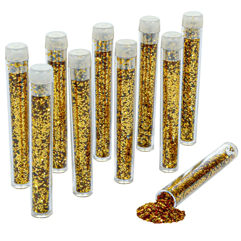 Art.2200 Bolsa Con Tubos De Diamantina 8x1cm 10pz