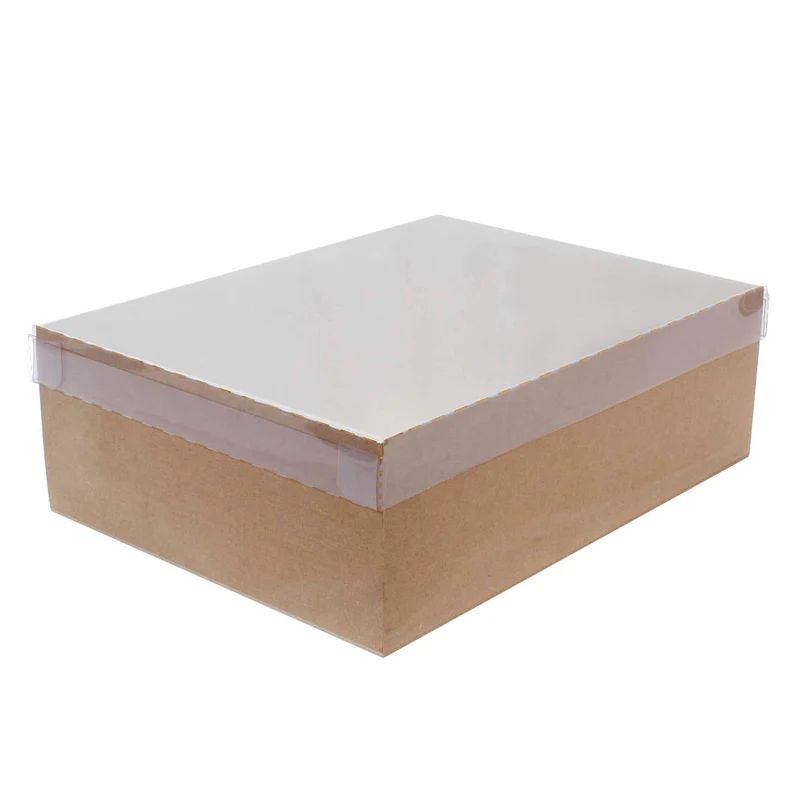 Art.10501 Caja Rectangular Tapa Transparente 11x33.5x25.5cm 1pz