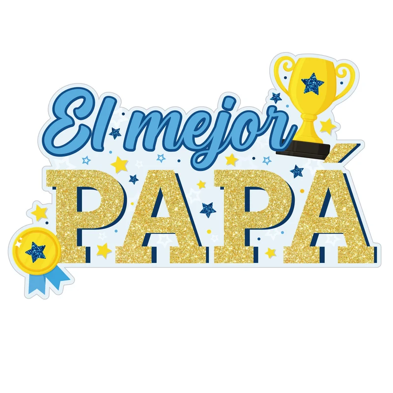Art.10237 Letrero El Mejor Papá 45x68cm 1pz