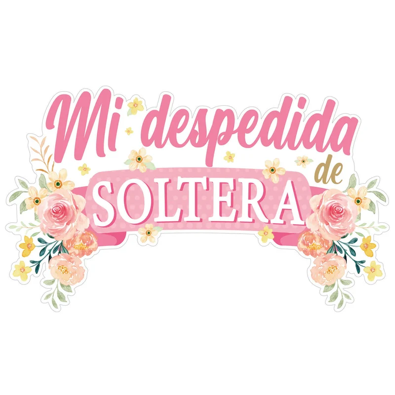 Art.10234 Letrero Mi Despedida De Soltera 40x68cm 1pz