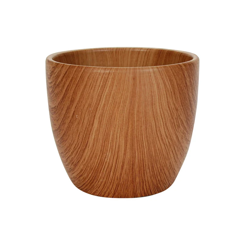 Art.3511 Base Cerámica Acabado Madera 10x12x8cm 1pz