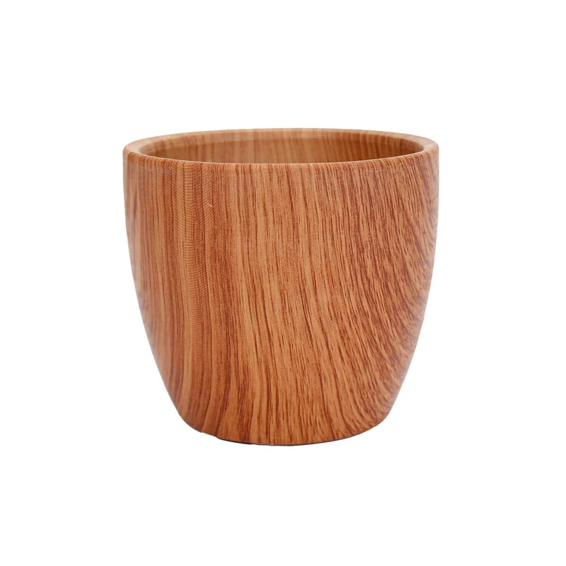 Art.3489 Base Cerámica Acabado Madera 8x9x6.5cm 1pz