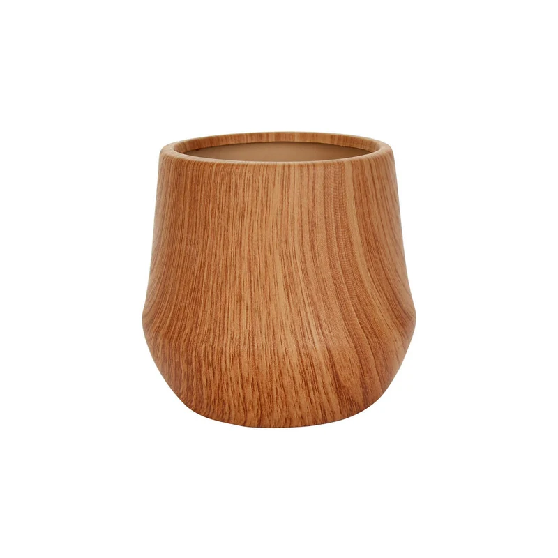 Art.3115 Base Cerámica Acabado Madera 8.5x9x7.5cm 1pz