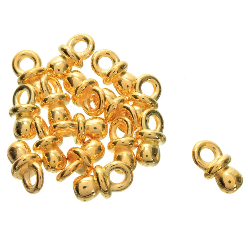 Art.1452 Cuenta Chupón Oro/Plata 21mm 16pz