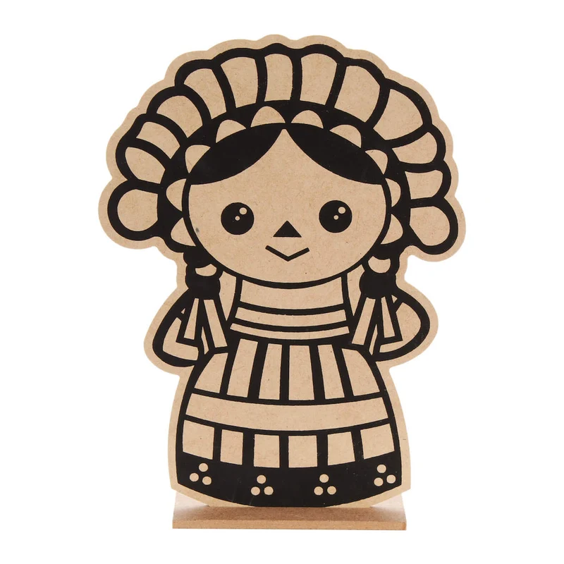 Art.11250 Muñeca Mexicana 25x18x4cm 1pz