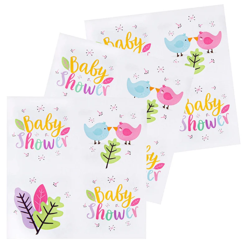 Art.11479 Calcomanía Baby Shower 4.5cm 12pz