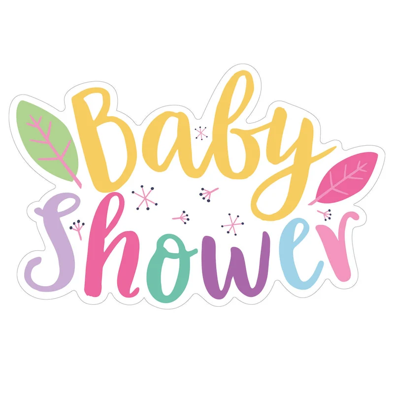 Art.11147 Letrero Baby Shower Multi 45x69cm 1pz