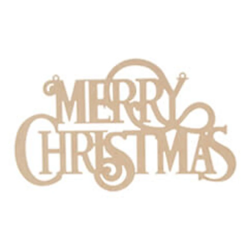 Art.10105 Letrero Feliz Navidad 15x30cm 1pz