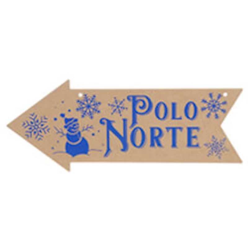 Art.10111 Flecha Frase Navidad 20x50cm 1pz