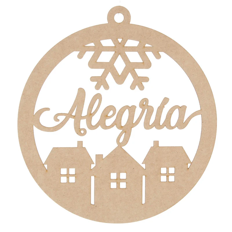 Art.10070 Esfera Deseo Navideño 25cm 1pz
