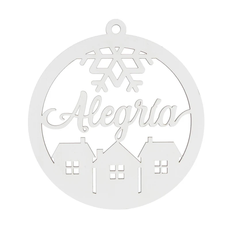 Art.10058 Esfera Deseo Blanco 12cm 1pz